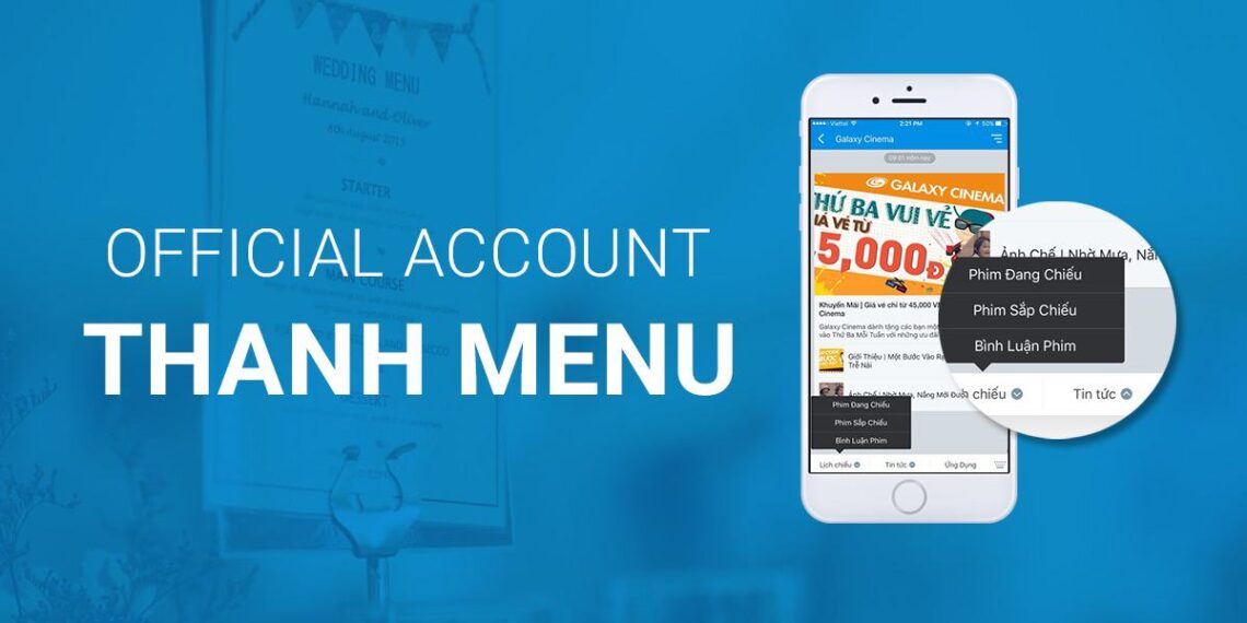 Hướng dẫn thiết lập Menu trong Zalo Official Account 1 Hướng dẫn thiết lập Menu trong Zalo Official Account