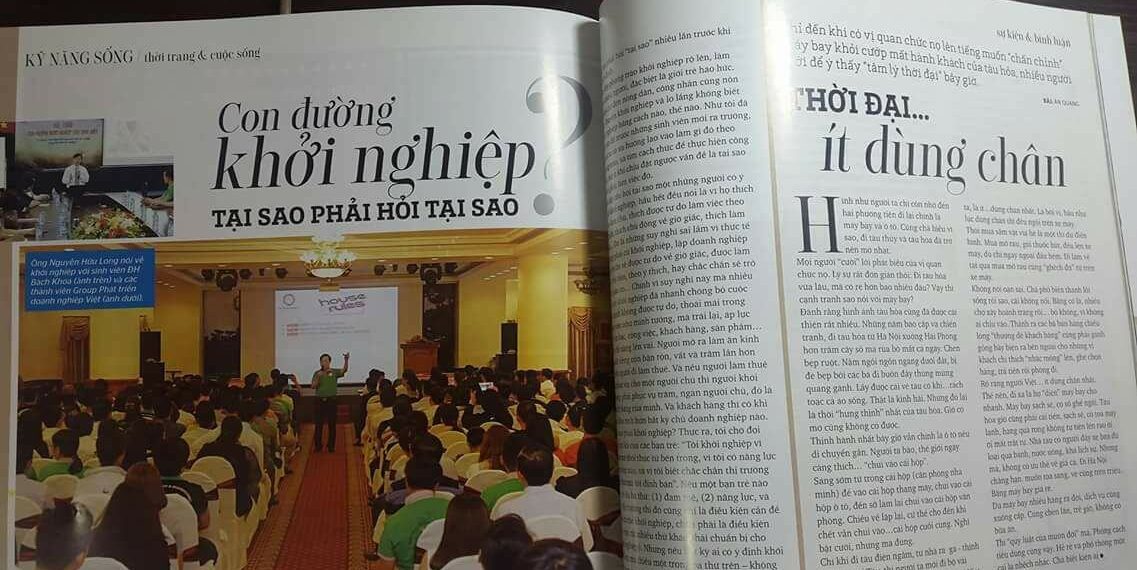 CON ĐƯỜNG KHỞI NGHIỆP – TẠI SAO PHẢI HỎI TẠI SAO? 1 CON ĐƯỜNG KHỞI NGHIỆP – TẠI SAO PHẢI HỎI TẠI SAO?