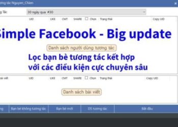 Hướng dẫn khai thác phần mềm simple Account để nuôi nick Facebook bán hàng online