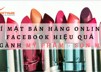 Bí mật bán hàng online facebook hiệu quả ngành mỹ phẩm – son môi