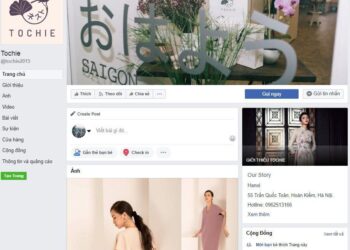 Phân tích shop thời trang online Tochie trên Fanpage Facebook