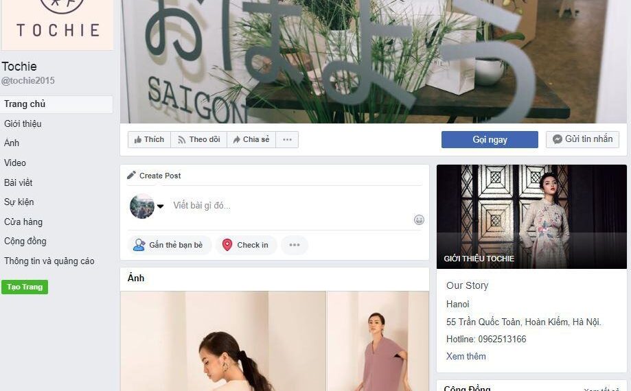 Phân tích shop thời trang online Tochie trên Fanpage Facebook 17 Phân tích shop thời trang online Tochie trên Fanpage Facebook