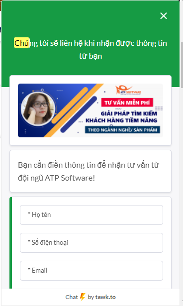 Hướng dẫn sử dụng phần mềm Auto Viral Content 15 Chatbot nhận tư vấn từ ATP