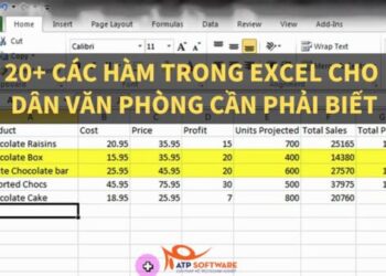 20+ các hàm trong Excel cho dân văn phòng cần phải biết