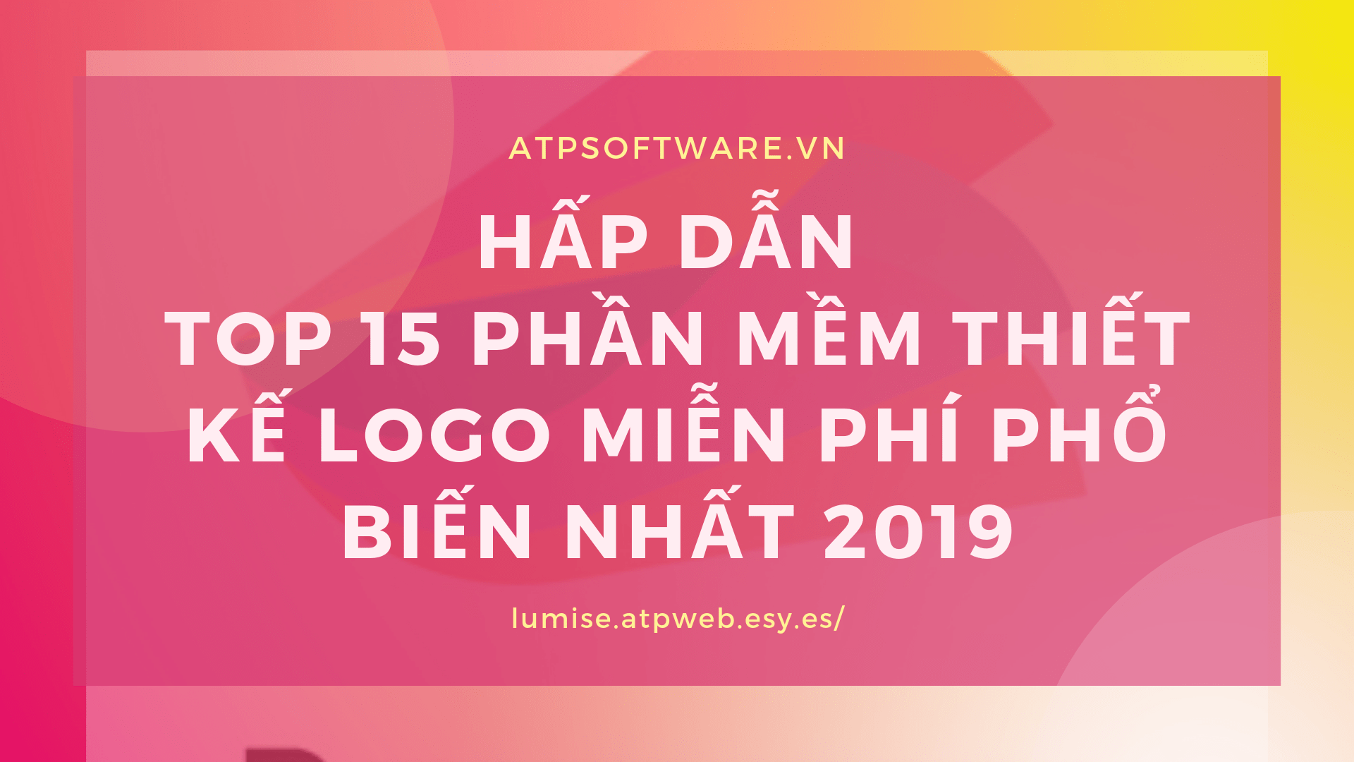 Hấp dẫn với top 15 phần mềm thiết kế logo miễn phí phổ biến nhất ...