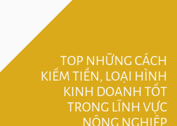 TOP 10 cách kiếm tiền, loại hình kinh doanh tốt trong lĩnh vực nông nghiệp.