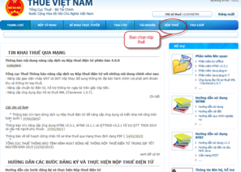Cách nộp tiền thuế môn bài qua mạng mới nhất năm 2019