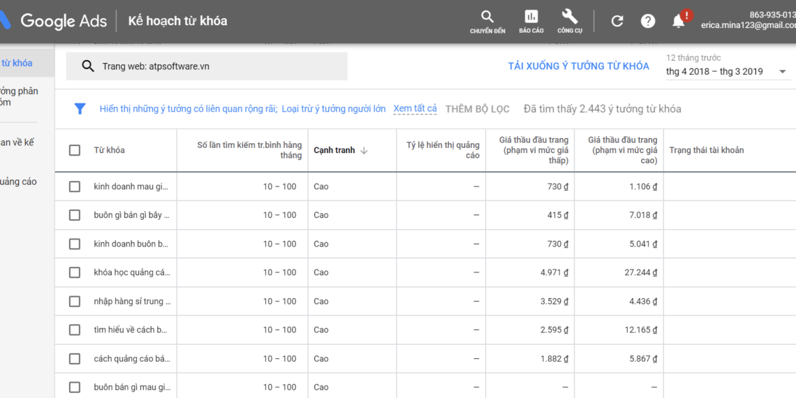 Google Keyword Planner là gì? – Hướng dẫn sử dụng công cụ kiểm tra từ khóa trên Google Adword hiệu quả