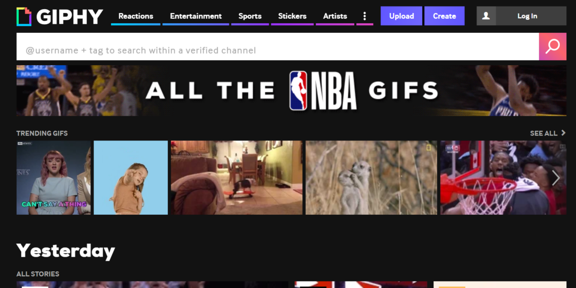 5 kho ảnh GIF tuyệt vời cho việc tạo Content Facebook 2019