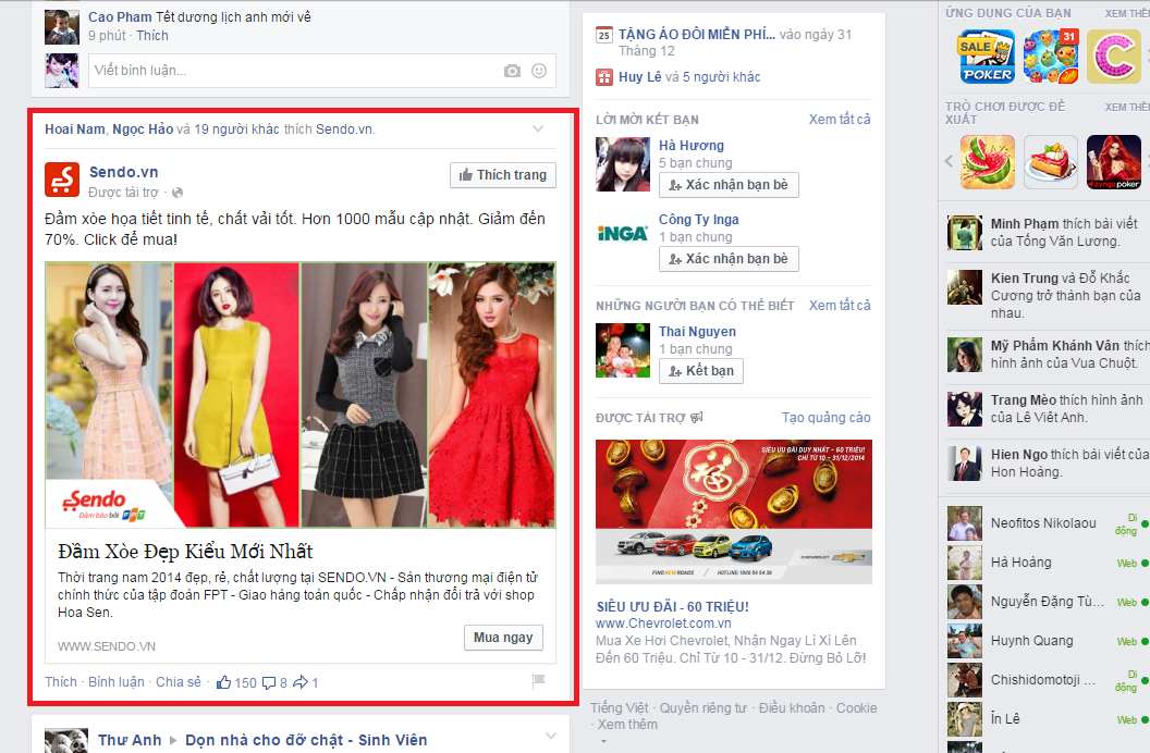 Quảng cáo tăng like fanpage - Quảng cáo Page Likes dịch vụ facebook tại Đà Nẵng