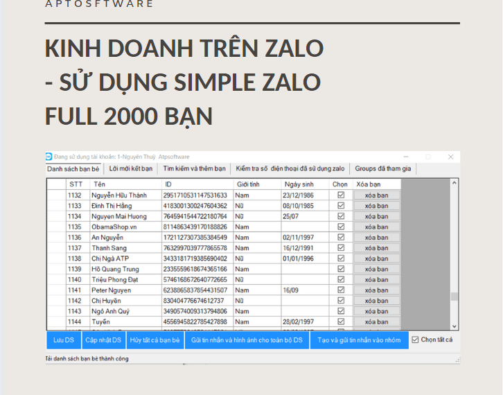 Vì sao nên bán hàng trên Zalo? Làm thế nào để full 2000 bạn Zalo?