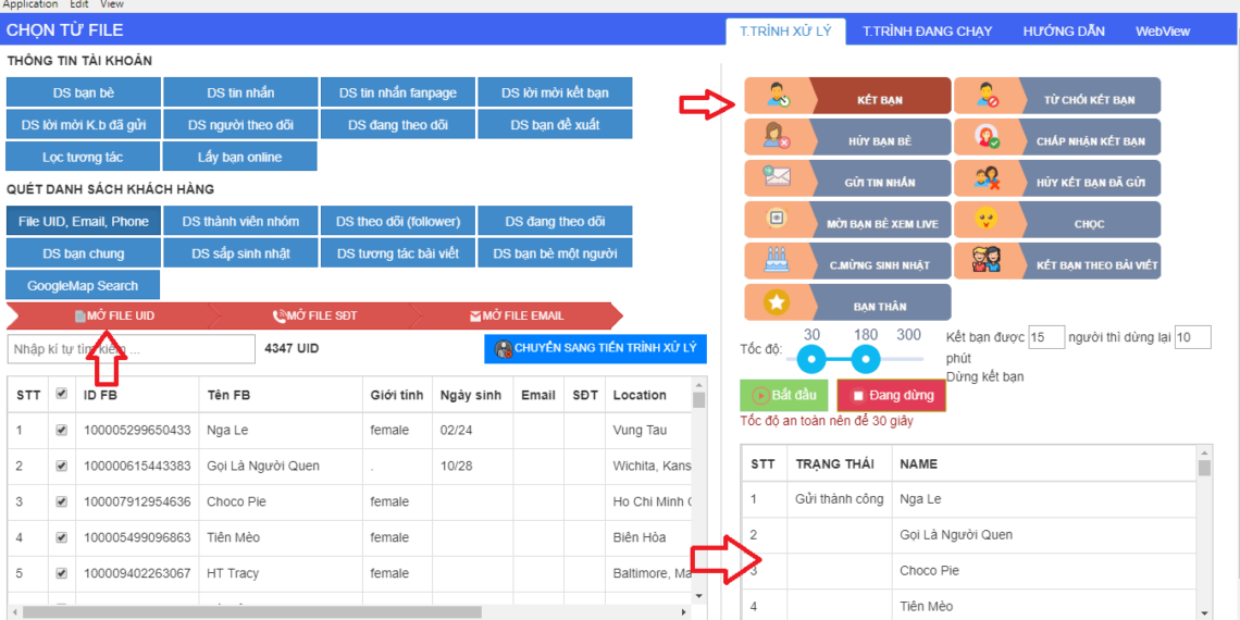 3 cách kết bạn bằng Simple Facebook ít bị khóa nhất