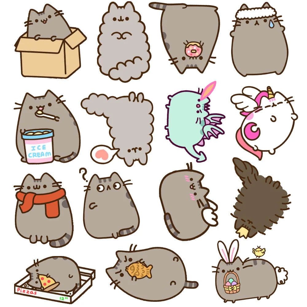sticker meo pusheen