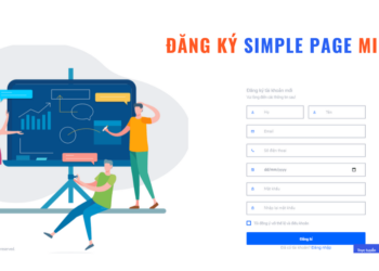 Cách đăng ký tài khoản thiết kế landing page miễn phí với Simple Page