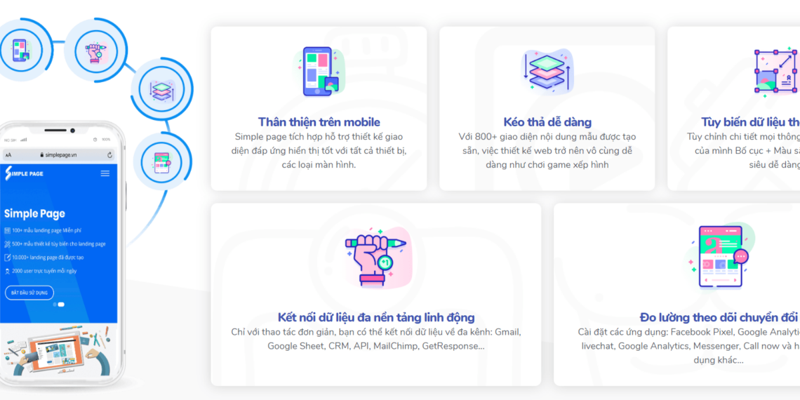 Simple Page là gì? Nền tảng thiết kế landing page miễn phí có gì đặc biệt? 3 Simple Page là gì? Nền tảng thiết kế landing page miễn phí có gì đặc biệt?