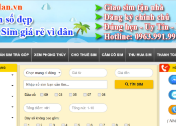 Simvidan có phải địa chỉ bán sim không?