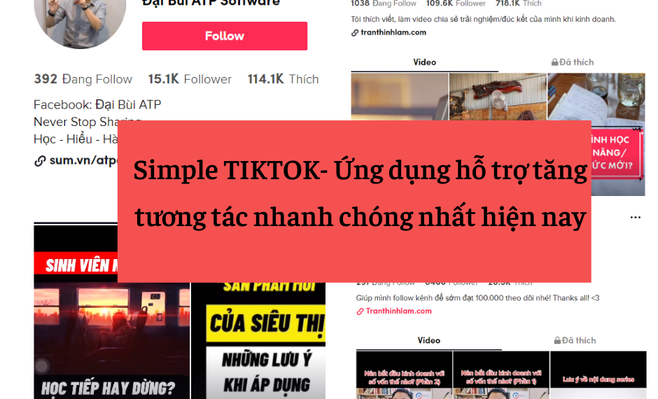 Simple TIKTOK- Ứng dụng hỗ trợ tăng tương tác nhanh chóng nhất hiện nay 16 Simple TIKTOK- Ứng dụng hỗ trợ tăng tương tác nhanh chóng nhất hiện nay