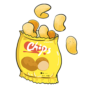 —Pngtree—cartoon snack potato chips illustration 5456577