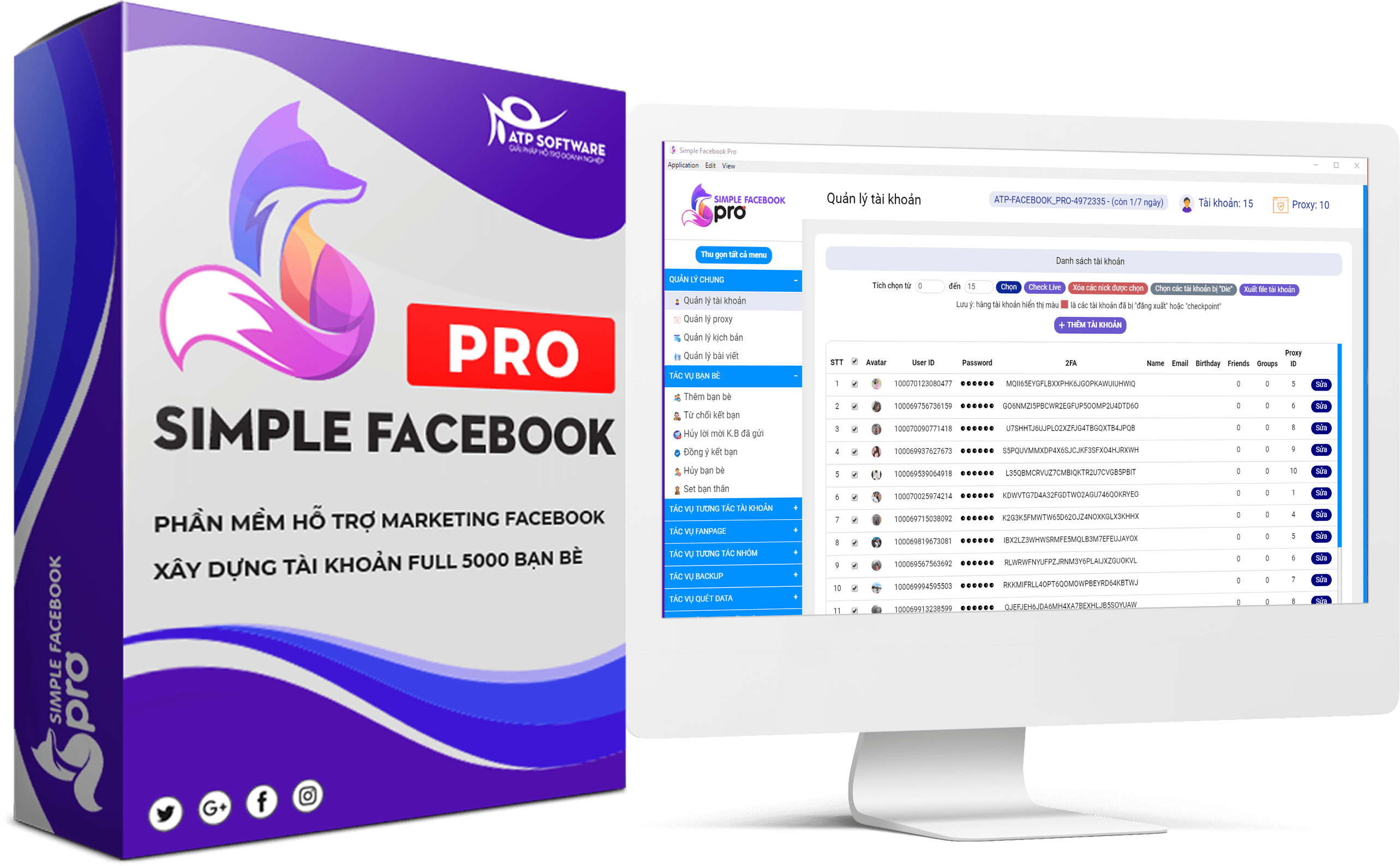 simple facebook pro 