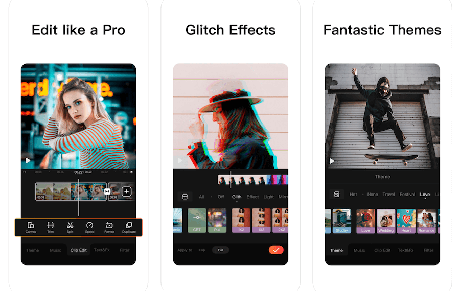 App chỉnh video đẹp 2021