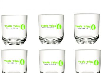 Quà tặng Ly Thủy Tinh kèm in logo cho đối tác, doanh nghiệp