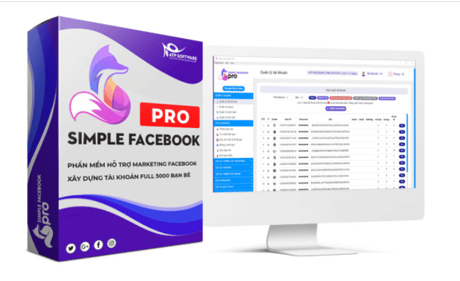 Phần mềm simple facebook pro