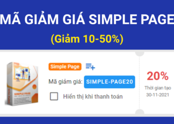 Mã giảm giá Simple Page giảm 10-50% cập nhật mới nhất hiện nay