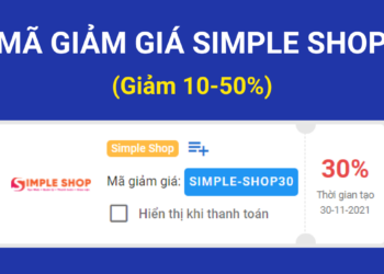 Mã giảm giá Simple Shop giảm 10-50% cập nhật mới nhất hiện nay