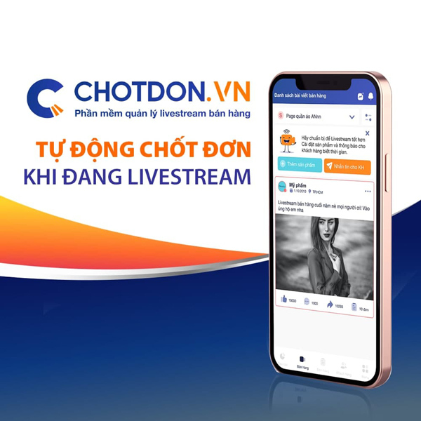 Chotdon.vn Cung cấp giải pháp Livestream bán hàng