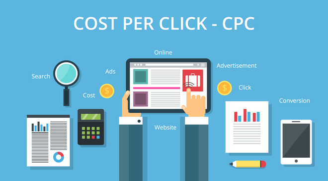 Cost per click CPC - Chi phí trả cho lượt click quảng cáo