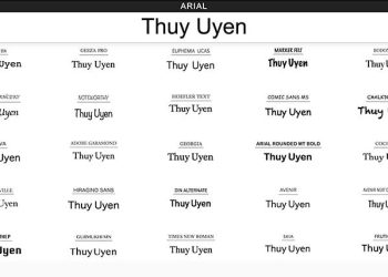 Tổng hợp các Font chữ đẹp viết tay mới nhất 2023