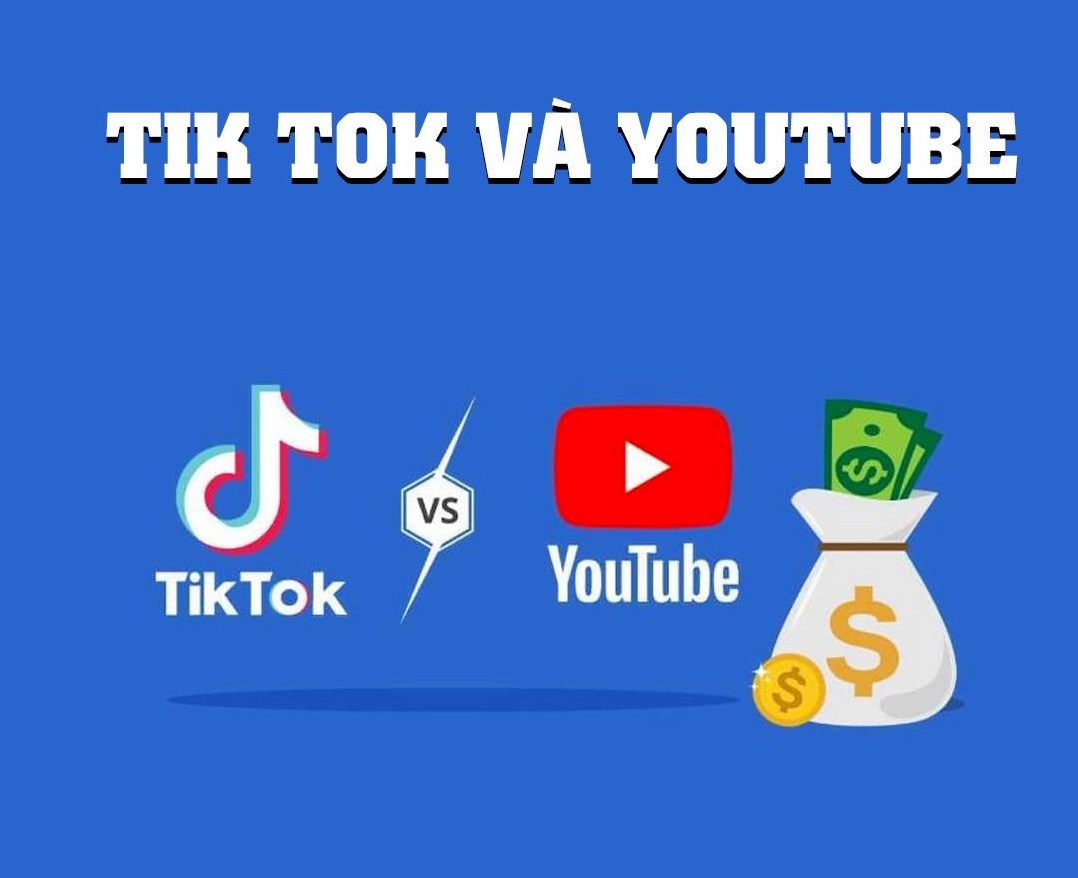 Kiếm tiền Online từ Tiktok - Youtube