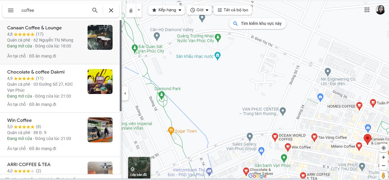 dịch vụ review google maps