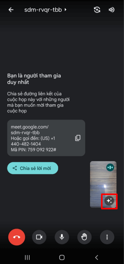 cách sử dụng bộ lọc google meet