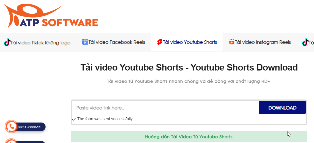 công cụ tải video youtube shorts