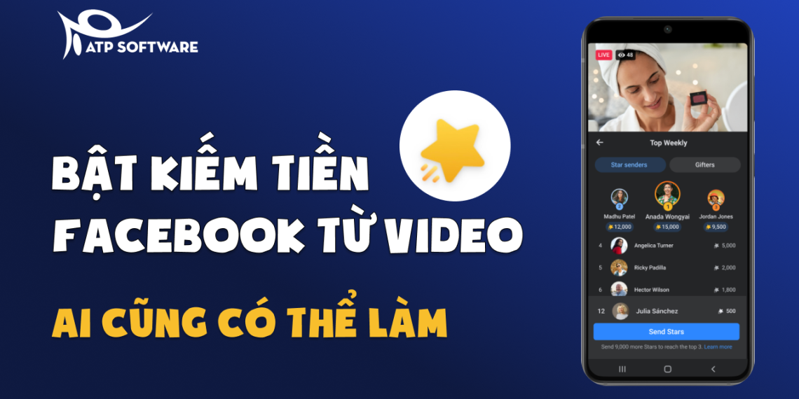 Bật kiếm tiền facebook từ video