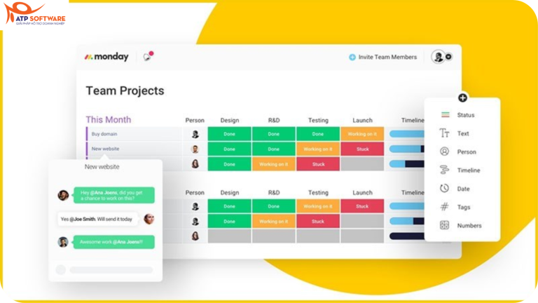 Monday.com – Phần mềm quản lý dự án và làm việc nhóm