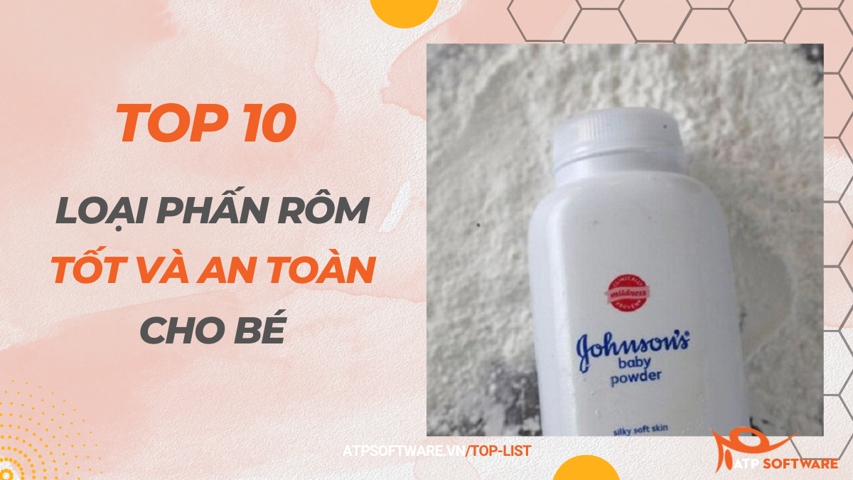 Top 10 loại phấn rôm tốt và an toàn cho bé