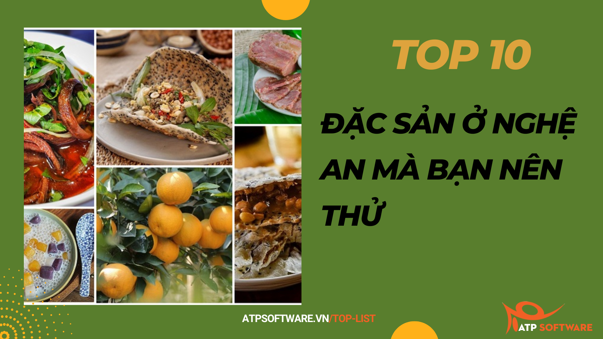 đặc sản ở Nghệ An mà bạn nên thử