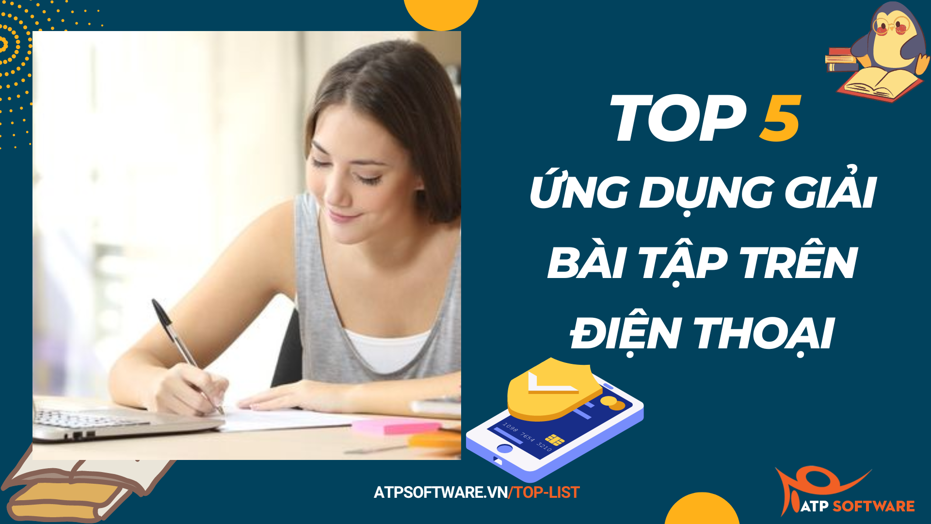 Top 5 ứng dụng giải bài tập trên điện thoại | ATP Software