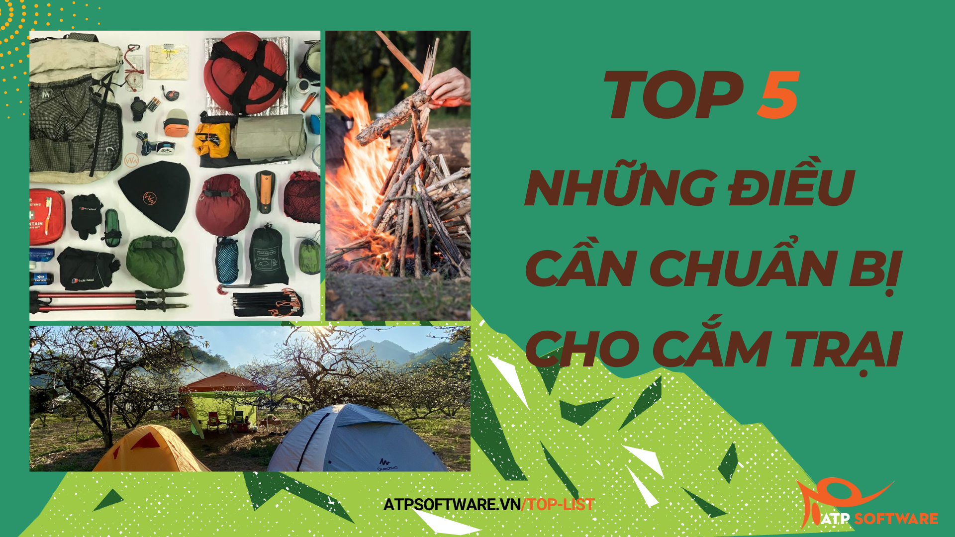 những điều cần chuẩn bị cho cắm trại