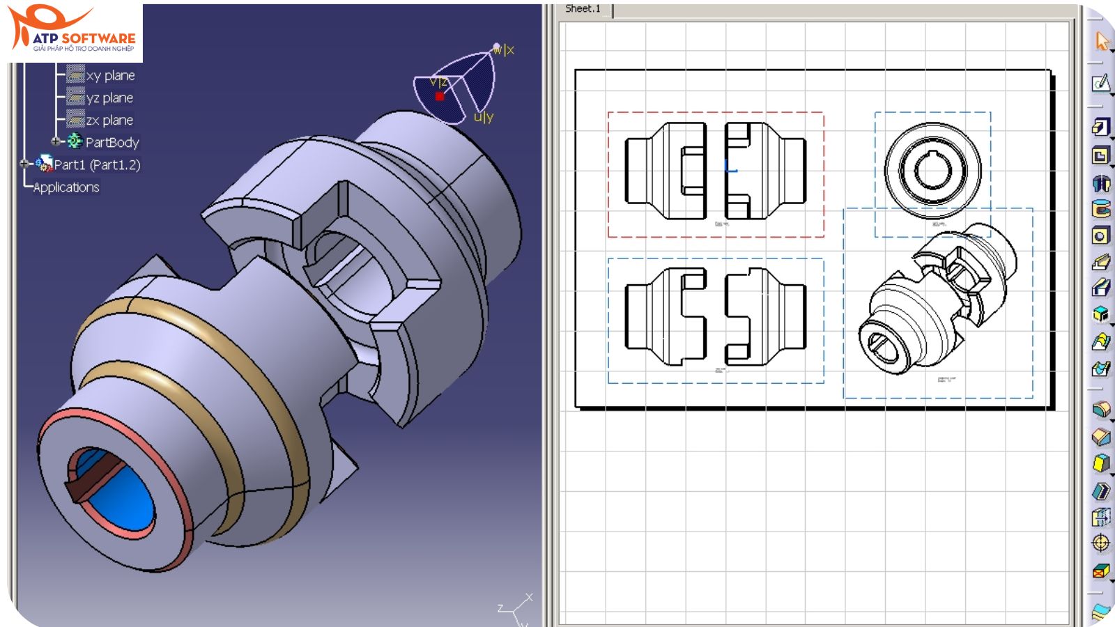 CATIA - Phần mềm mô phỏng thiết kế CAD/CAM