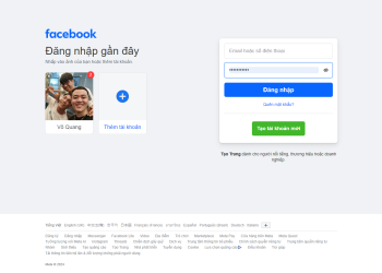Facebook bị sập