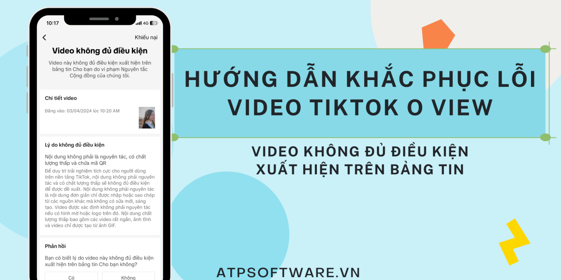 Video Tiktok bị lỗi “không đủ điều kiện xuất hiện trên bảng tin cho bạn” 3 Video Tiktok bị lỗi “không đủ điều kiện xuất hiện trên bảng tin cho bạn”