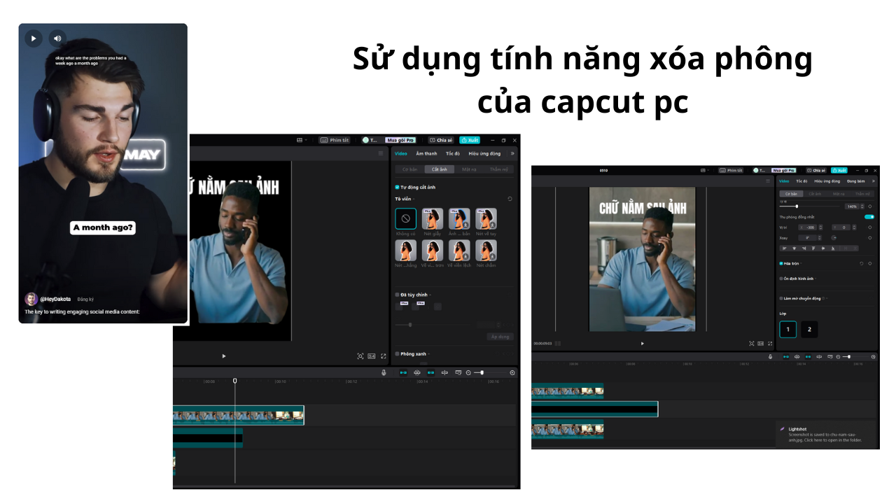 Lặp lại xóa phông + keyframe