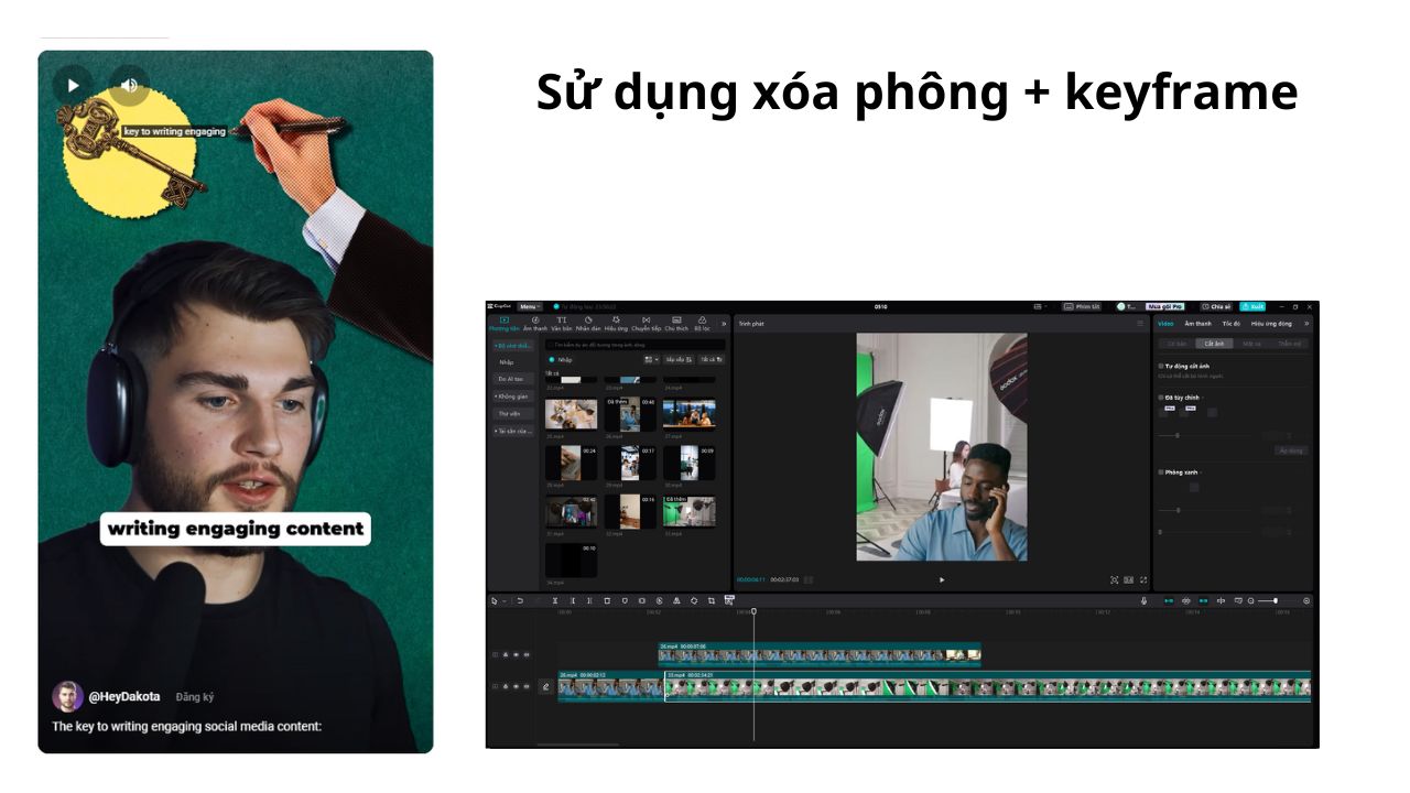 Lặp lại xóa phông + keyframes