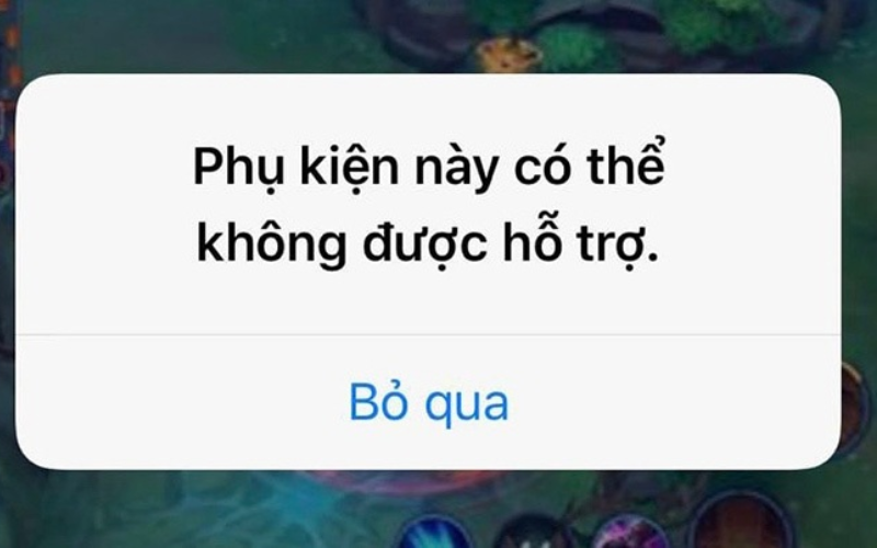 Lỗi sạc iPhone báo Phụ kiện này có thể không được hỗ trợ là gì?