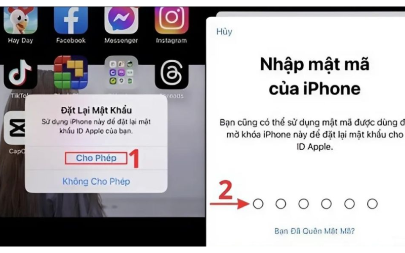 Apple sẽ gửi một mã xác minh