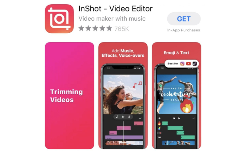 Ghép giọng nói vào video bằng Inshot