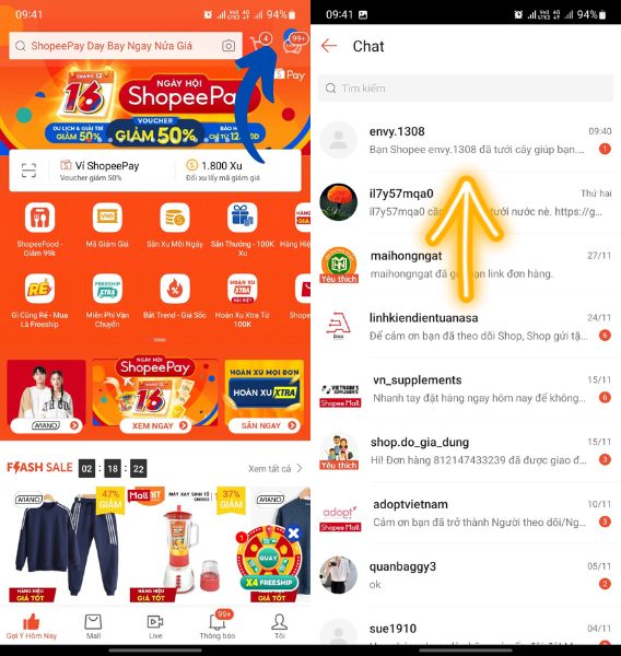 cach chuyen shopee xu cho tai khoan khac